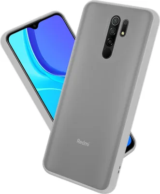 Immagine prodotto di Custodia Cadorabo per Xiaomi RedMi 9 custodia protettiva in silicone TPU trasparente custodia per cellulare ibrida custodia protettiva