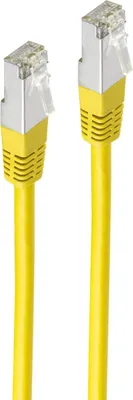 Produktbild von Patchkabel cat 6 S/FTP PIMF Halogenfrei gelb 2m