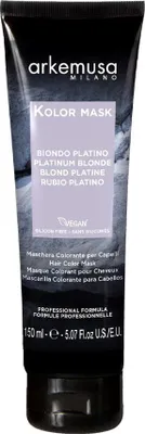 Produktbild von Arkemusa | Haarmaske Farbe - Platinum Blonde - 150 ml - Vegan - Intensivpflege - Silikonfrei