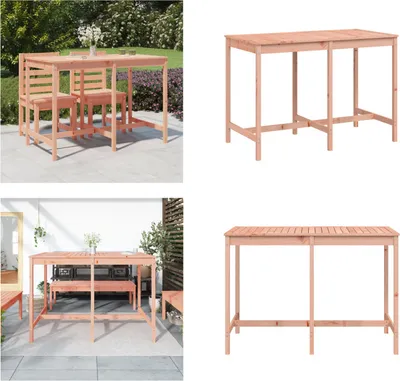 Obrázek produktu pro vidaXL Zahradní stůl 159,5x82,5x110 cm z masivního dřeva douglasky - Zahradní stůl - Zahradní stoly - Venkovní stůl - Stůl na terasu