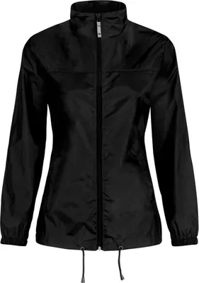 Produktbild von Windjacke für Damen - B&C SIROCCO/W - black - Größe XS