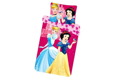Obrázek produktu pro Oboustranné povlečení Disney 140×90 cm Princezny - Popelka a Sněhurka