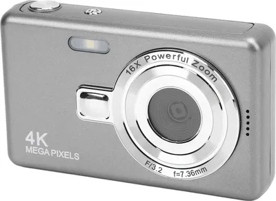 Obrázek produktu pro Digitální fotoaparát 2,4", vysoké rozlišení, 16x zoom, přenosný, kompaktní na cesty, bez paměťové karty