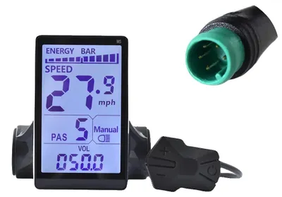 Obrázek produktu pro Elektronický měřič rychlosti pro jízdní kola, digitální displej, snadná instalace, 5pinový konektor