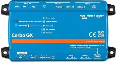 Produktbild von Victron Energy Cerbo GX, 154 mm, 48 mm, 78 mm, -20 - 50 °C, Gleichstrom, 2,8 W