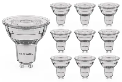 Produktbild von hoftronic GU10 LED-Spot 4W 345lm 2700K Dimmbar 10er Set