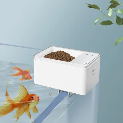 Produktbild von Automatische Fischfuetterung Smart Digital Fish Food Dispenser Timer Fischfuetterung 70 ml Batteriebetriebene automatische Fuetterung fuer Fischtanks und Aquarien