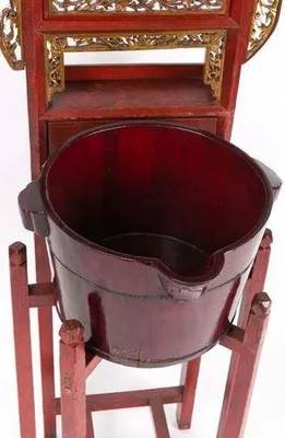 Produktbild von Fine Asianliving Antiker Chinesischer Roter Tisch für Waschbecken B42xH153xT52cm