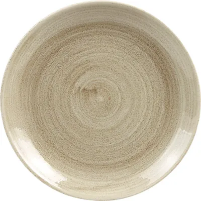 Zdjęcie produktu dla CHURCHILL Stonecast Antique Taupe Płaska talerz, ø: 217 mm