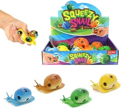 Immagine prodotto di Toi-Toys Fidget lumaca giocattolo antistress con palline - Set