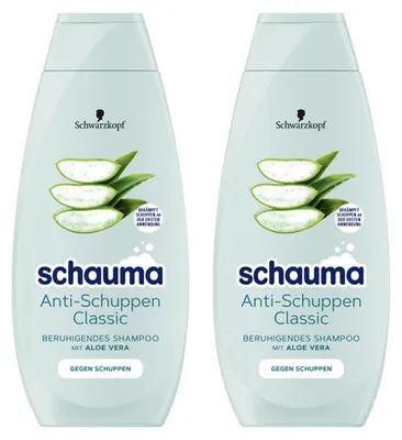 Zdjęcie produktu dla Schauma Szampon przeciwłupieżowy Classic z aloesem 400ml opakowanie 2 szt