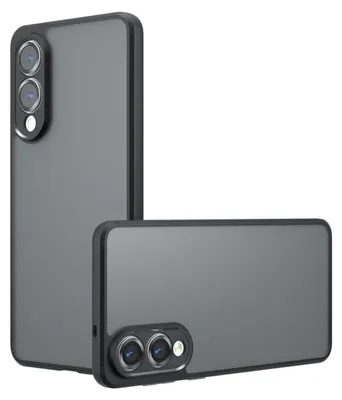 Immagine prodotto di Per Samsung Galaxy S25 Edge Armor grande design TPU PC ibrido copertura protettiva nero