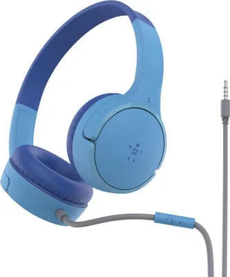 Produktbild von Belkin Soundform Mini On-Ear bl. Kinder Kopfh. Kabel   AUD004btBL