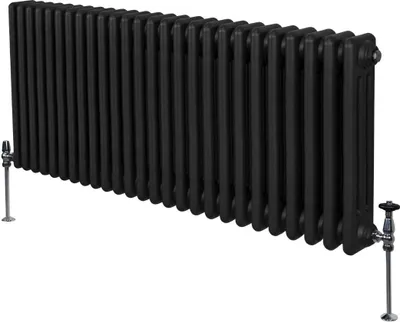 Immagine prodotto di Radiatore tradizionale a 3 colonne - 600 x 1192 mm - Nero