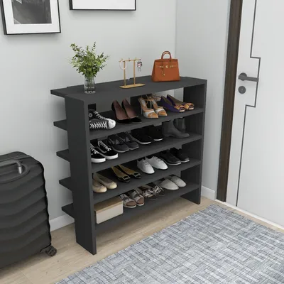 Zdjęcie produktu dla Skye Decor, Sargel - Anthracite, szafka na buty, antracyt, 100% POWŁOKA MELAMINOWA, 75,6 x 31,4 x 72 cm
