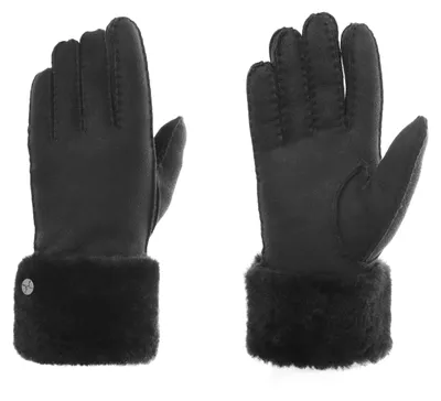 Imagen del producto de Guantes de invierno para mujer, fabricados en cuero genuino