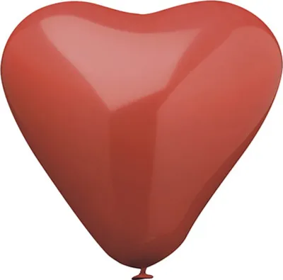 Zdjęcie produktu dla Papstar Herz Luftballons rot groß für Helium geeignet 10 Stück