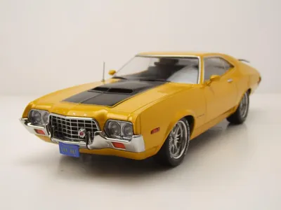 Produktbild von Ixo Models 18CMC186 Ford Gran Torino Sport 1972 gelb 1:18