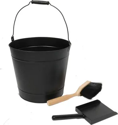 Produktbild von Set Aschenbecher aus schwarzem Stahl