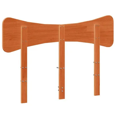 Produktbild von vidaXL Kopfteil Wachsbraun 120 cm Massivholz Kiefer