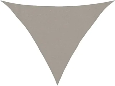 Produktbild von vidaXL Sonnensegel 160 g/m² Dreieckig Hellgrau 3x3x4,2 m HDPE