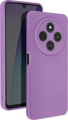 Immagine prodotto di Avizar, Custodia in silicone SoftGlow per Xiaomi Redmi 14C, fotocamera protetta, viola