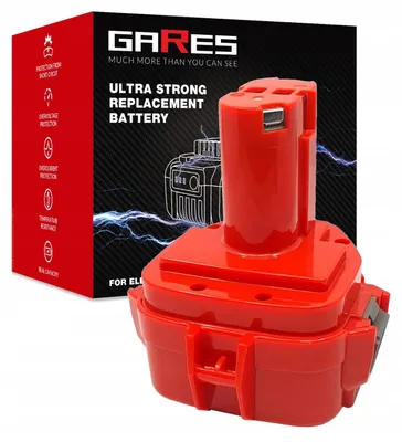 Zdjęcie produktu dla Gares Akumulator do Makita 6317DWDE 6914D VR251DWDE | 12 V 3 Ah Inny | Mocna Bateria do Robot Sprzątający | Wydajny Zamiennik Gares®