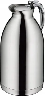 A silver insulated jug.