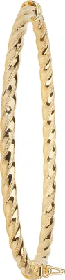 Produktbild von Stylischer 9 Karat (375) Gold Damen - Klappbar Armreif; TRS14252