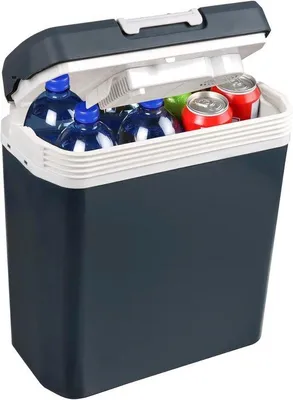 Obrázok produktu pre Elektrická chladiaca taška 24 l – ideálna na kempovanie a dlhé cesty – zásuvky 12 V a 230 V – 2 režimy – chladenie a ohrev