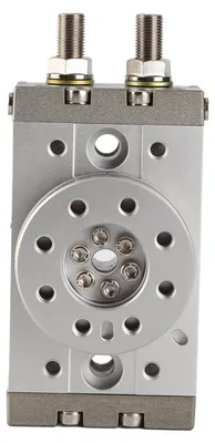 Image de Actionneur rotatif pneumatique à crémaillère et pignon, vérin pneumatique à double effet 20 mm MSQB20A