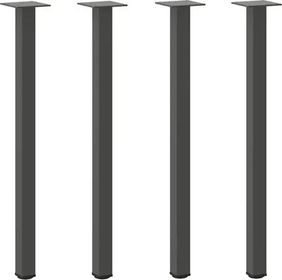 Obrázek produktu pro vidaXL Nohy konzolového stolu 4 ks. Antracit 72-74 cm ocel