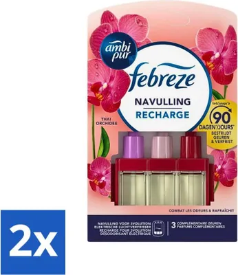 Obrázok produktu pre Ambi Pur 3volution Thai Orchid náplň 20 ml - hodnotné balenie - 2 kusy