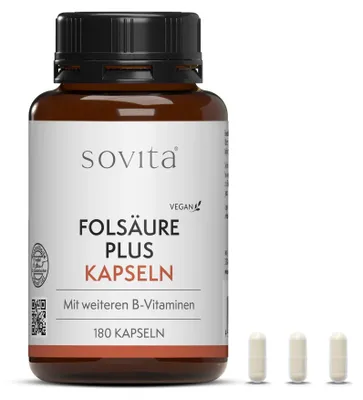 Image de Sovita acide folique plus gélules 180 pc