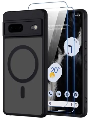 Productafbeelding van Hoes voor Google Pixel 7 - Matte Transparant - Zwart