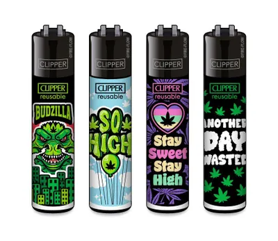 Produktbild von Clipper Feuerzeug 4er Set 420 Mix #11