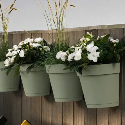 Produktbild von Central Garden Wandampel 25 cm  |  Farbe: patinagrün