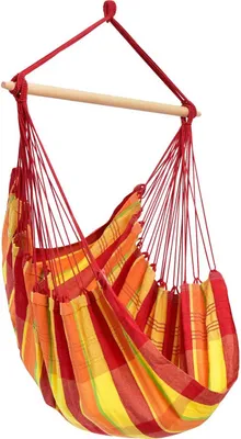 Produktbild von AMAZONAS XL Hängesessel Brasil Papaya mit Spreizstab Sitzfläche ca. 160 x 130 cm