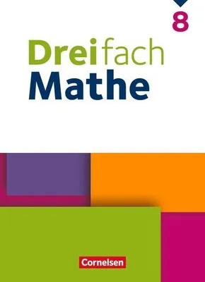 Immagine prodotto di Dreifach Mathe 8. Schuljahr - Schulbuch - Mit digitalen Hilfen, Erklärfilmen und Wortvertonungen