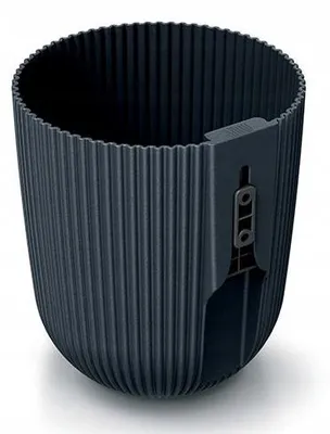 Obrázok produktu pre Milly Wall 15 cm antracitový nástenný kvetináč