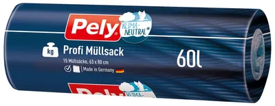 Immagine prodotto di Sacco per rifiuti Pely Profi 60l 15ST