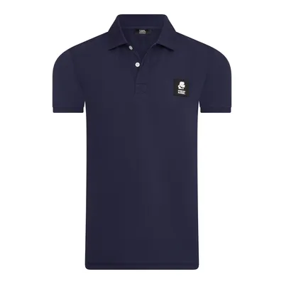 Zdjęcie produktu dla Karl Lagerfeld – koszulka polo z logo, niebieska – rozmiar S