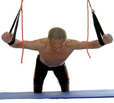 Produktbild von Schlingentrainer für das Ganzkörpertraining, orange-schwarz