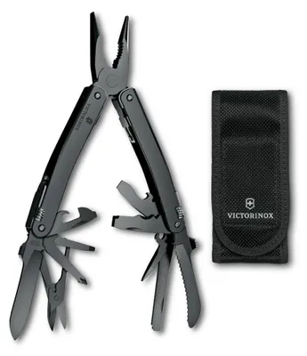 Produktbild von Swiss Tool Spirit MXBS, schwarz, in Nylon Etui