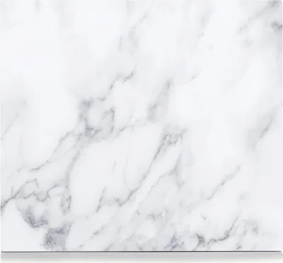 A close-up, top-down view of a white marble pattern.