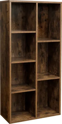 Produktbild von VASAGLE Bücherregal Standregal, mit 7 Fächern, Würfelregal, 24 x 50 x 106