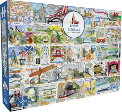 Immagine prodotto di GIBSONS Puzzle britannico e brillante 1000 pezzi