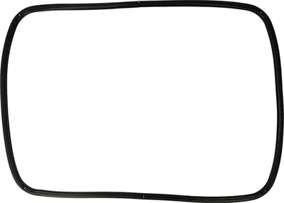 Produktbild von vhbw Türdichtung kompatibel mit Bosch HBN212A, HBN235A, HBN232A, HBN230A, HBN215A, HBN260A, HBN236B, HBN235B - 42x32x1 cm, Mit Winkelhaken Schwarz