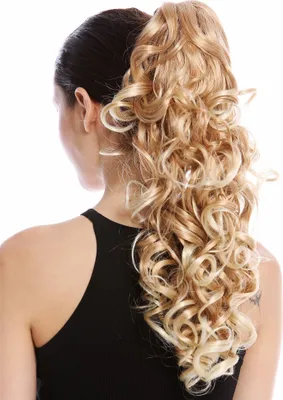 Produktbild von WIG ME UP Zopf Pferdeschwanz lockig lang voluminös Rotblond Platin Mix N956-V-27CT613