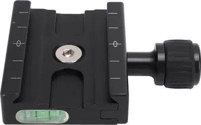 Obrázek produktu pro Rychloupínací svorka pro destičky Arca -Stativ pro fotoaparáty z hliníkové slitiny 60 mm Rychloupínací svorka se 3 bublinkovými vodováhami 3/8 až 1/4 palcovým závitem